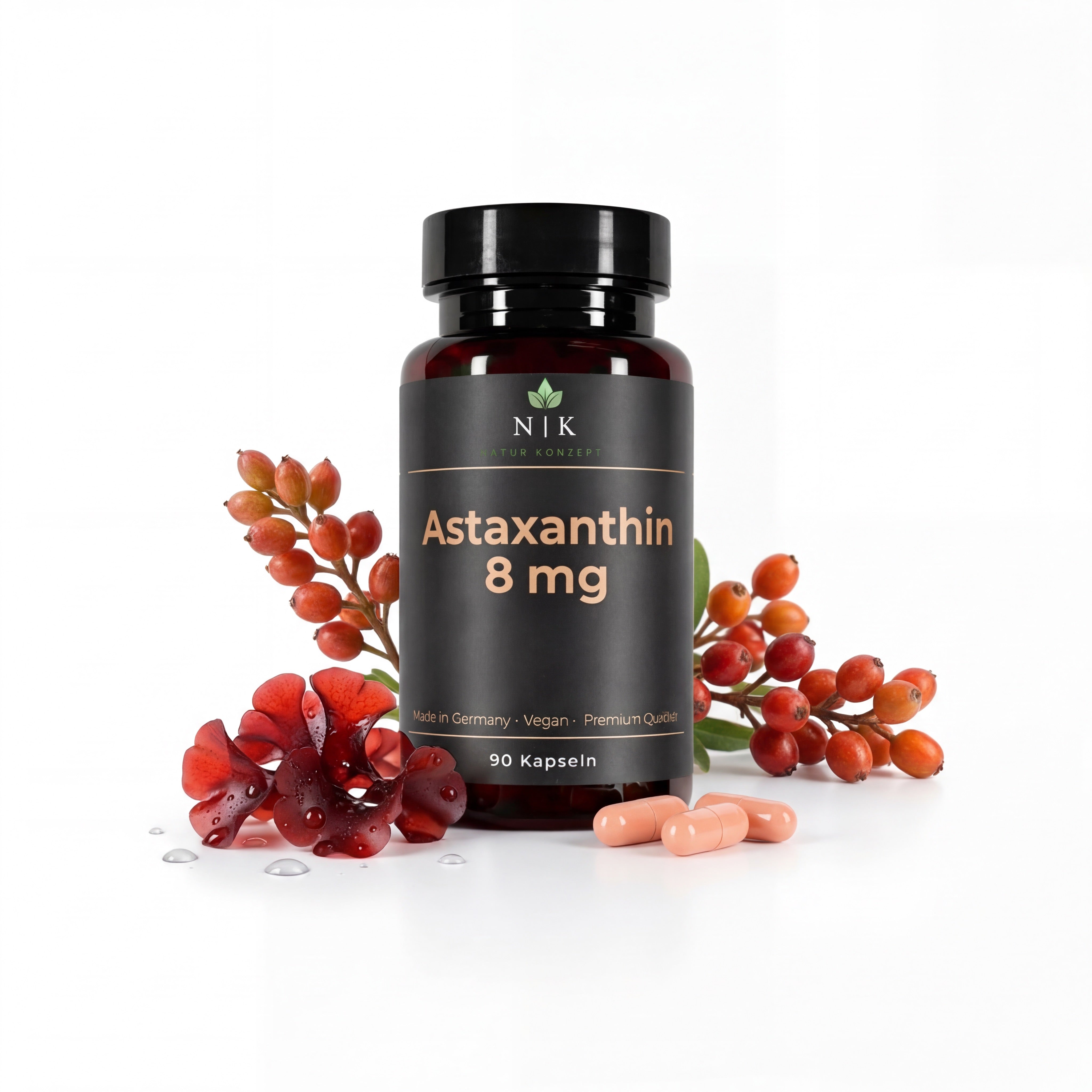 Astaxanthin 8 mg von NK Natur Konzept