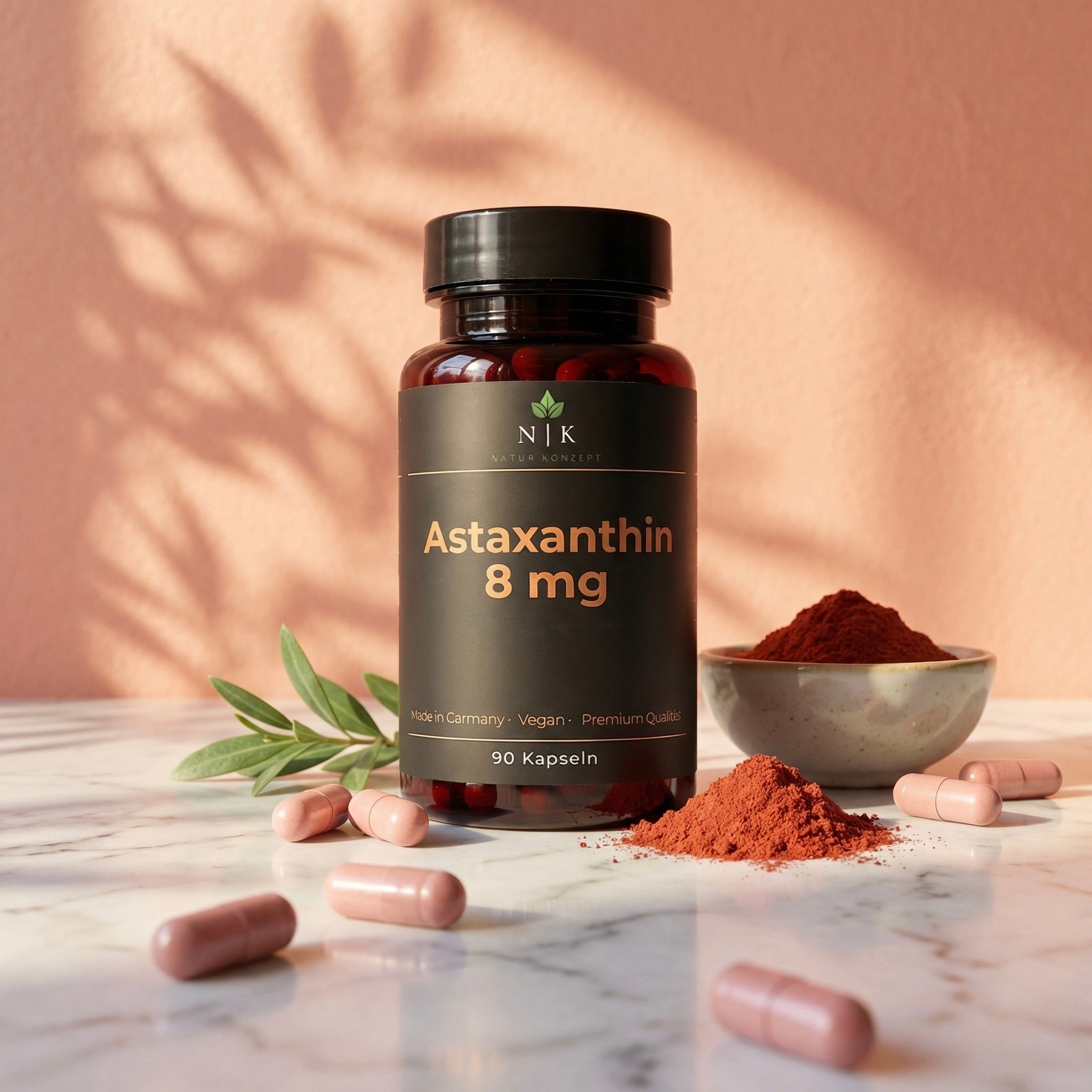 Astaxanthin 8 mg von NK Natur Konzept Kapseln 