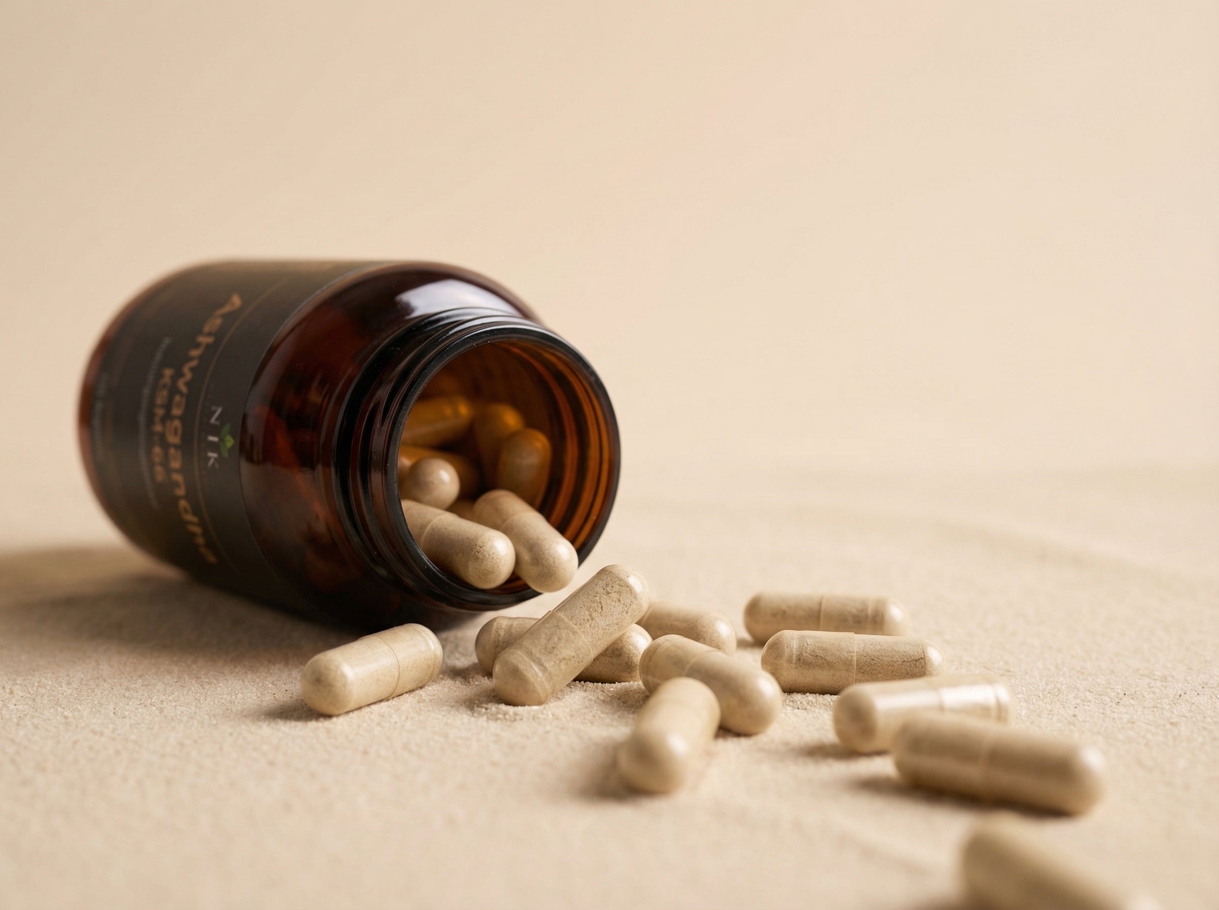 Ashwagandha von Natur Konzept - Premium Kapseln 