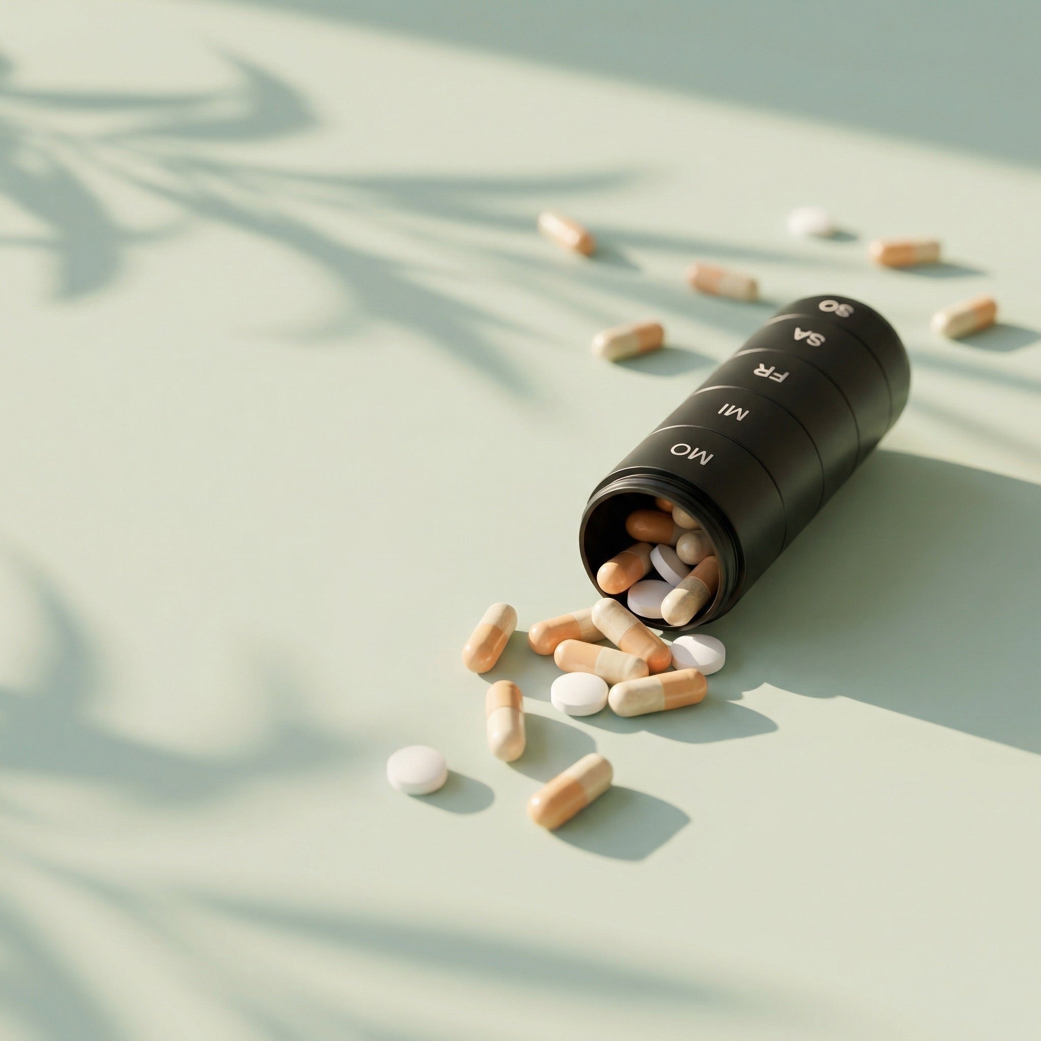 NK Vital Tower Pillenbox mit Kapseln